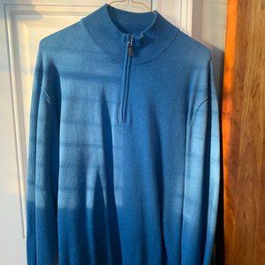 Large Jos. A. Bank Royal Blue Quarter Zip